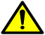Prop 65 yellow warning icon